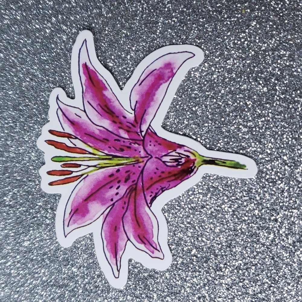 NATURE FLOWER WATERPOOF Sticker Flower